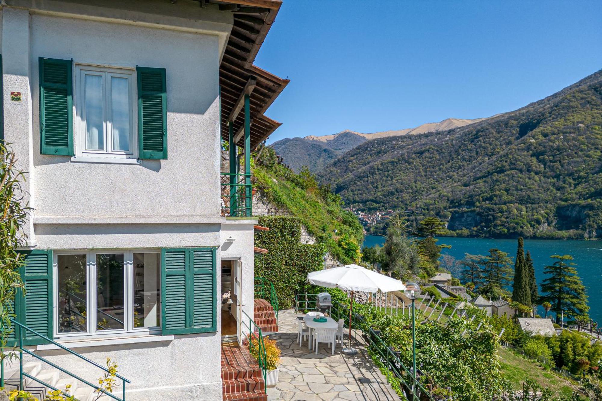 Casa Bambu - Splendida Vista Lago E Posto Auto Laglio Extérieur photo