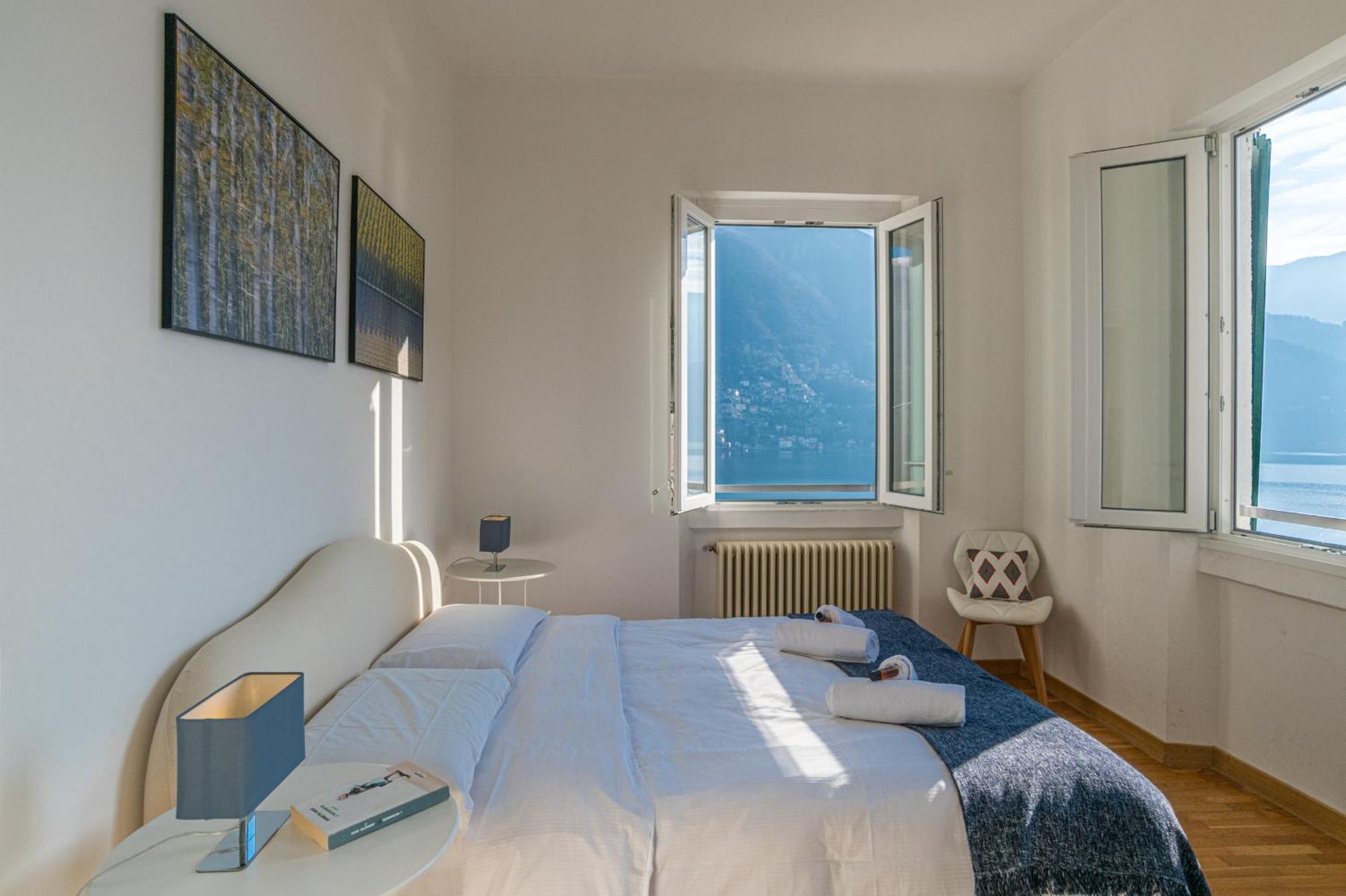Casa Bambu - Splendida Vista Lago E Posto Auto Laglio Extérieur photo